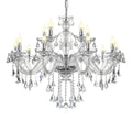 K9 Lustre de luxe à 15 lumières en cristal